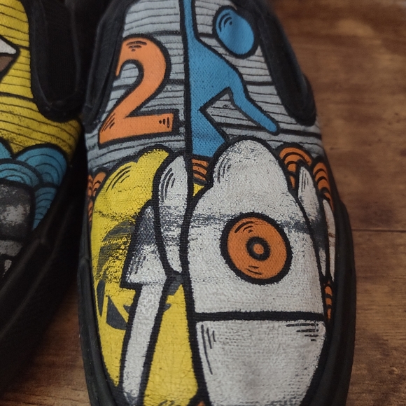 Airwalk Portal 2 Black Slip-on Loafers Men's Size 6.5/Women's Size 8.5 - Picture 4 of 11